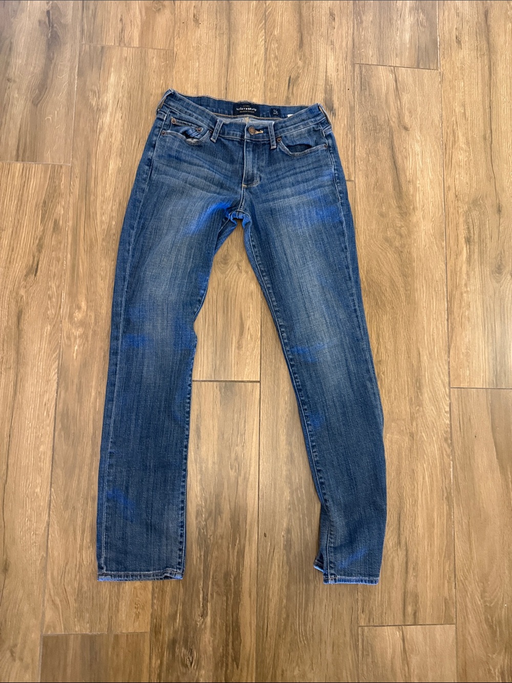 Lucky Brand Women's Dark Blue Skinny Jeans